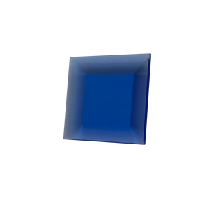 Piccola Piastrella Quadrata in <span class=keywords><strong>Vetro</strong></span> Blu Smussato, Pezzo di <span class=keywords><strong>Vetro</strong></span> Float Blu Smussato, <span class=keywords><strong>Vetro</strong></span> Smussato Quadrato, Rettangolare, Triangolare, a Diamante - Product Image 4