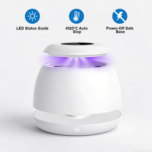 Портативный цифровой ультразвуковой очиститель Smile Find UV Light One Touch Pod Sonic для глубокой очистки элайнеров, ретейнеров, зубных протезов - Product Image 1