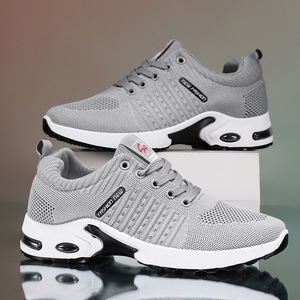 Zapatillas para correr con amortiguación de aire, superficie de malla transpirable, antideslizantes y resistentes al desgaste para entrenamiento físico al aire libre. - Product Image 2