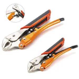 Soft handle multi tools vise grips wrench crv curved jaw self adjusting grip locking pliers