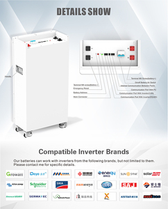 Trạm điện cầm tay với pin LiFePO4, 48v51.2v 320ah Máy phát điện năng lượng mặt trời cho nhà khẩn cấp, cắm trại ngoài trời - Product Image 4