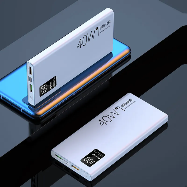 Portable  Multi-Function Dual Fast Charge Power Bank 20000mah PVC LI-Polymer Battery  Output Power