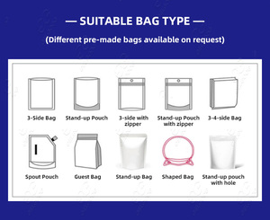 Machine à emballer automatique, préfabriquée, Sauce Pizza, piment, tomate, salade, crème, pochette - Product Image 5