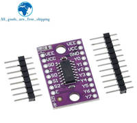 Module multiplexeur analogique 74HC4051 G09-16, distributeur/diviseur/multiplexeur 8 canaux à montage traversant