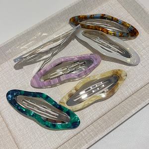 Horquilla BB elegante Retro 2025 <span class=keywords><strong>para</strong></span> mujer, Clip lateral Simple de gama alta con flequillo de Metal de 5cm <span class=keywords><strong>para</strong></span> la frente, nuevo <span class=keywords><strong>para</strong></span> la decoración del cabello de verano - Product Image 4