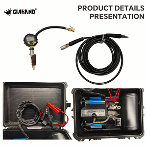 <span class=keywords><strong>Compresseur</strong></span> d'air portable haute performance GIAHAND <span class=keywords><strong>ARB</strong></span> Style <span class=keywords><strong>12V</strong></span> à double moteur et double cylindre pour voiture tout-terrain, pression d'air 150 psi - Product Image 2
