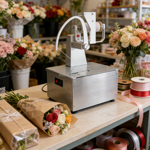 Máquina Flejadora Eléctrica Automática para Empaque <span class=keywords><strong>de</strong></span> Alimentos, Flores, Vegetales, con Cuerda Elástica, Hilo, Tipo Motorizado para Empacar y Atar - Product Image 6