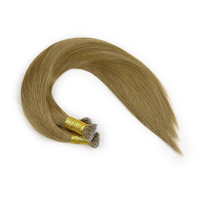 Ekstensi Rambut Manusia Remy Eropa Micro Nano Ring Tanpa Rontok, Harga Pabrik Grosir Murah, Double Drawn Victory