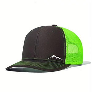 Gorra de béisbol con visera plana estilo Snow Mountain, sombrero de malla transpirable para exteriores con protección solar para hombres, primavera y verano, 55-60cm - Product Image 4