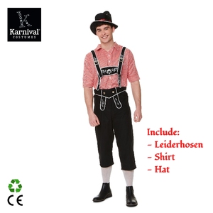 Kit Costume Traditionnel Bavarois ODM en Gros pour Homme : Chemise, Lederhosen, Chapeau – Idéal pour Fête de la Bière, <span class=keywords><strong>Film</strong></span> ou Émission TV - Product Image 2