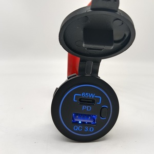 Pd & QC3.0 <span class=keywords><strong>USB</strong></span> C Sạc xe hơi cổng <span class=keywords><strong>USB</strong></span> ổ cắm Adapter Phụ Kiện Xe <span class=keywords><strong>USB</strong></span> tuôn ra núi ổ cắm với on/off chuyển đổi - Product Image 2