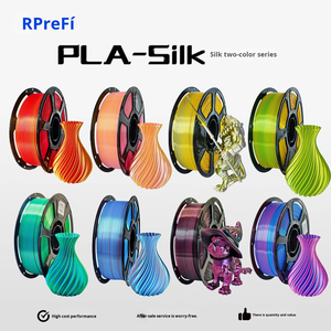 Filament d'impression 3D PLA 1,75 mm 1 kg, fournitures d'impression 3D, PLA soie bleu doré, matériau d'impression 3D, soie double couleur - Product Image 2