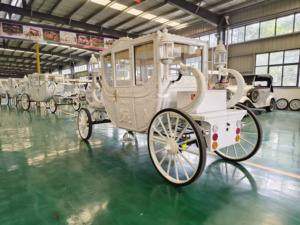 Carruaje Eléctrico Clásico Real de 4 Ruedas para Bodas y Parques de Atracciones, Color y Tamaño Personalizables - Product Image 6
