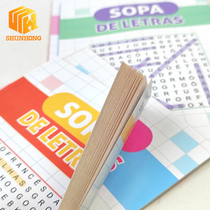 Libro di Puzzle con Indovinelli di Parole in Portoghese Personalizzato per Adulti e Bambini, Libro di Attività Sopa De Letras, Stampa all'Ingrosso - Product Image 2