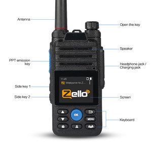 B5 Poc 4G 5g Lte 500km 5000km Walki Talki ranura para tarjeta <span class=keywords><strong>Sim</strong></span> <span class=keywords><strong>dual</strong></span> Red Satélite intercomunicador grupo <span class=keywords><strong>Walkie</strong></span> <span class=keywords><strong>Talkie</strong></span> teléfono móvil - Product Image 4