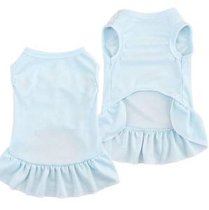 Vestido de lujo de algodón y poliéster para perros de 12 colores con encaje impermeable para uso en todas las estaciones - Product Image 6