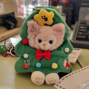 Porte-clés pelucheux d'usine en gros Porte-clés chat castor mignon Porte-clés en peluche de dessin animé personnalisé en stock - Product Image 1