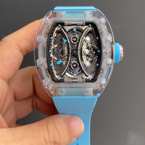 Reloj Mecánico Tourbillon de Lujo y Alta Calidad 2026, Caja de Cristal Transparente, Totalmente Esqueletizado - Product Image 5