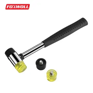 25mm Jewelers Metal Mallet Rubber Mallet Hammer