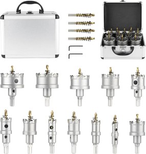 Jieda <span class=keywords><strong>6</strong></span>/10 mũi khoan lõi kim loại nghiêng cacbua TCT 16-65mm mũi khoan lỗ 10mm hộp cưa cắt vật liệu hợp kim khoan kim loại dài 35mm - Product Image 5