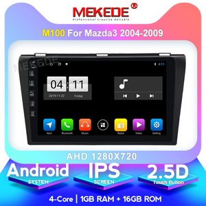 MEKEDE-M 9 "Android10 Quad Core Video del coche reproductor de Radio DVD para Mazda <span class=keywords><strong>3</strong></span> 2004- 2009 WIFI navegación GPS IPS RDS Audio SWC BT carpa - Product Image 2