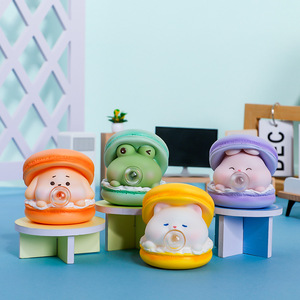 <b>Bubble</b> Macaron Stress Relief Ornaments Resin Cartoon Squeezable Fidget Toys For <b>Kids</b> And Gifts - Product Image 1