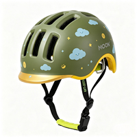 Casque de sécurité pour enfants MOON, ventilé, antichoc, pour vélo, skateboard, trottinette, roller, garçons, filles, matériau PC, extérieur
