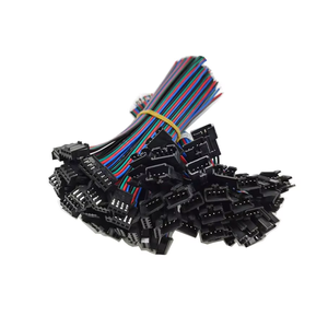 Wavelink <span class=keywords><strong>4</strong></span> <span class=keywords><strong>pin</strong></span> <span class=keywords><strong>4</strong></span> màu sắc 22AWG dây 2.54 mét Pitch Nam Nữ nối 150 mét cáp Hội đồng cho <span class=keywords><strong>LED</strong></span> RGB ánh sáng kết nối điện - Product Image 2