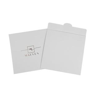 Enveloppe de carte-cadeau personnalisée, enveloppe de carte à collectionner, petite enveloppe blanche avec logo - Product Image 1