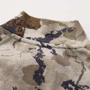 Magliette a Maniche Lunghe in <span class=keywords><strong>Lana</strong></span> Merino per <span class=keywords><strong>Uomo</strong></span>, Protezione Solare, Zip 1/4, Asciugatura Rapida, Rinfrescanti, Camouflage per Pesca e Caccia - Product Image 5