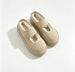 Botas de nieve de gamuza RM, sandalias de mujer, zapatos de mujer, chaussures femme, pantuflas, zapatos de mujer, sandalias redondas - Product Image 2