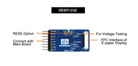Placa adaptadora DESPI-C02 E-Ink HAT, placa controladora de conexión universal para todos los módulos de pantalla de papel electrónico de la serie E.