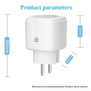 Tuya 16A/20A thông minh cắm Wifi/ZigBee EU Ổ cắm điện Alexa Google nhà Tích hợp thời gian Chức năng giám sát cho cuộc sống thông minh - Product Image 2