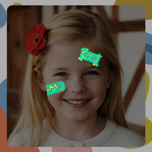 Adesivi per tatuaggi artistici luminosi con cerotto YQ adesivi per tatuaggio corpo carino <span class=keywords><strong>cartoni</strong></span> <span class=keywords><strong>animati</strong></span> temporanei adatti per feste di Halloween per bambini - Product Image 2