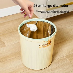 Grande capacité 16L poubelle à usage domestique pour salle de bain toilette salon cuisine chambre bureau corbeille à papier poubelle - Product Image 4