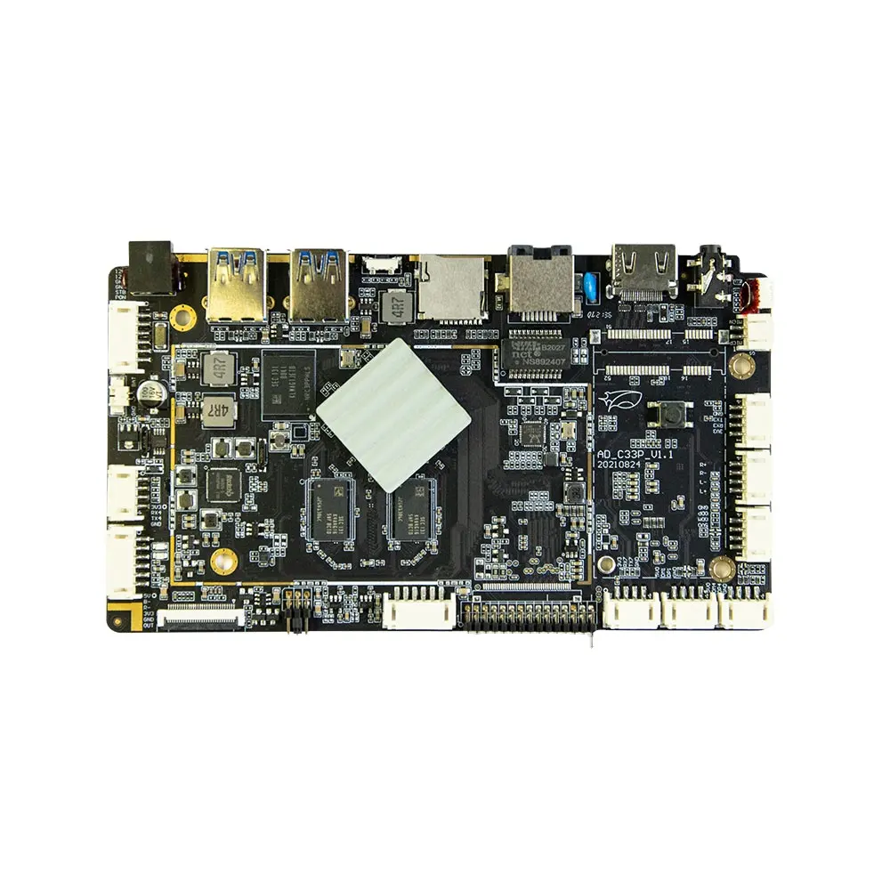 8K HD output RK3588 6 Tops Computing Power Android 12 Board with RS232 RS485 HD DP LVDS USB3.0