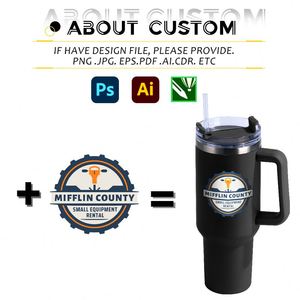 Custom logo 40oz Stainless Steel Insulated Car Cup Portable Double-layer Cup with Handle Wholesale Large Capacity Water Cup - Product Image 2