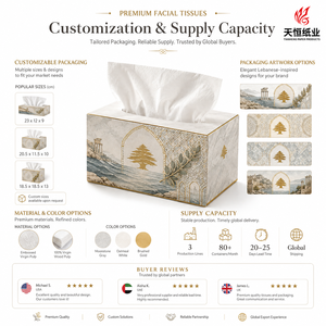 Mouchoirs en papier de luxe blancs, doux, épais et absorbants, à motif floral gaufré en étoile géométrique, style mosaïque <span class=keywords><strong>levantin</strong></span>, 4 plis - Product Image 5