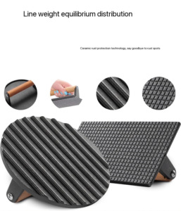 Venta al por mayor de hierro fundido de alta resistencia Urger prensa de tocino triturado carne prensada bistec Hamburguesa con mango de madera - Product Image 4