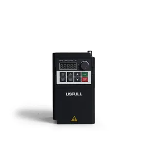 USFULL 1 phase to 3 phase converter 10hp three phase 380v ac drive vfd