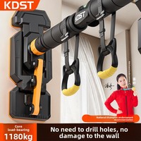 Barre de traction horizontale sans perçage pour porte, équipement de fitness intérieur, sans installation