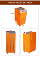 Machine de four basculante en acier 1T 5T Outils de forgeage Four de fusion pour métaux précieux industriels et or Rouleau en aluminium 2100