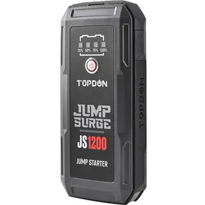 TOPDON 12V Auto tragbares Multi-Jump-Starter-Ladegerät USB Power Bank Batterie Auto-Starthilfe mit Power bank und Taschenlampe