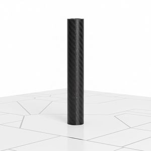 SHENYU 3K Negro Mate, Tubos de Fibra de Carbono 100% Fieltro de Carbono, Surtido de 5mm, Dimensiones Personalizadas, Soportes Industriales Multifuncionales - Product Image 1
