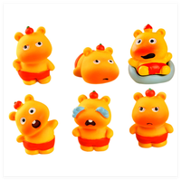 Miniature de jardin en gros : Figurine d'animal mignon de dessin animé, thème féerique et religieux, accessoires pour terrarium, statue en résine, petit Capybara 3D