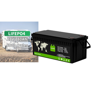 Baterías LiFePo4 de 12V 100AH <span class=keywords><strong>200AH</strong></span> 280AH 300AH 24V IP66 para Volquetes, Bulldozers, Carritos de Golf, Barcos, Vehículos Recreativos, Paquete de Baterías para Almacenamiento de Energía Familiar - Product Image 1