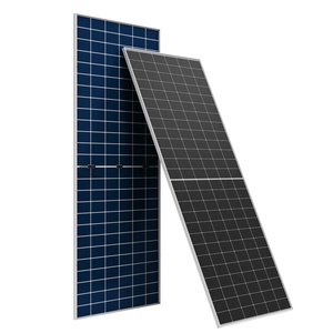 แผงโซลาร์เซลล์แบบยืดหยุ่นสองหน้า Solar 200Ah กำลังไฟ 620-640 วัตต์ ประสิทธิภาพสูง ติดตั้งบนโครงเหล็กสำหรับใช้งานในโรงงาน - Product Image 4