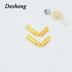 Hebilla de clip de aleación de zinc simple Reloj colgante Clip lateral con gancho de mano Bolsa Correa de hombro Hebilla Técnica de chapado - Product Image 2