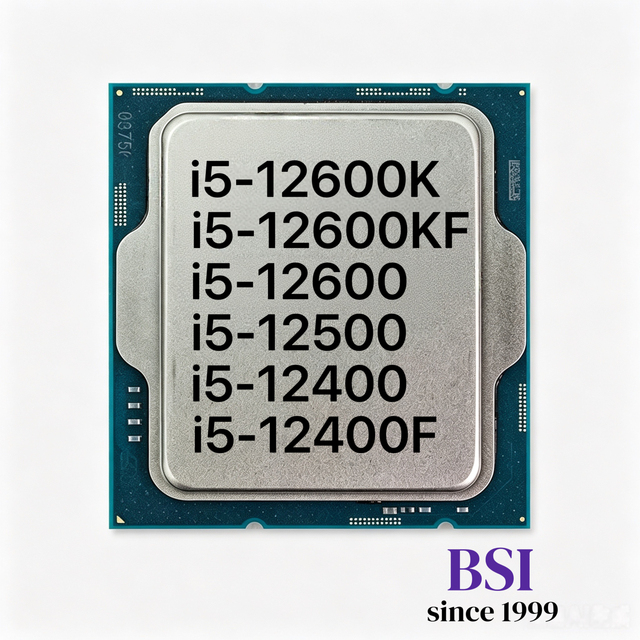 New Arrive Core CPU I5 12600K 12600KF 12600 12500 12400 12400F Processor