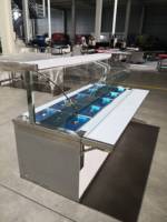 Vitrine chauffante de comptoir pour aliments chauds